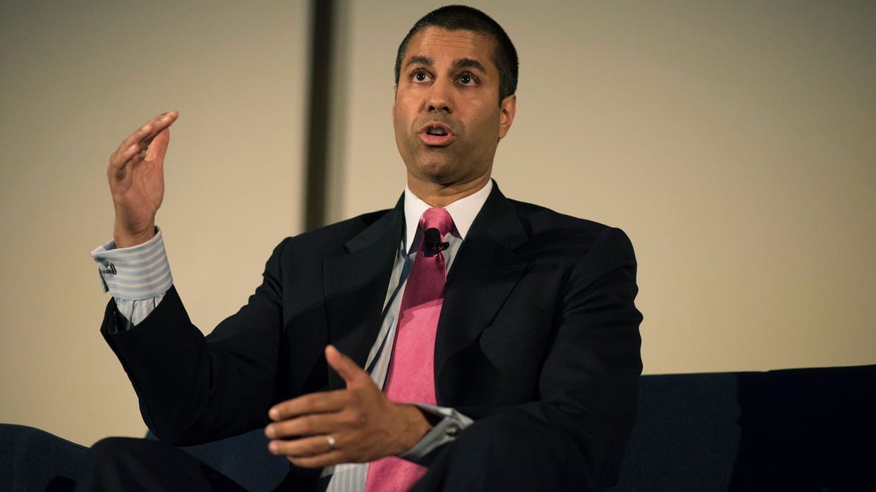 Net neutrality: US Regulator Ajit Pai says Silicon Valley Is Threat To Internet