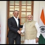 पीएम नरेंद्र मोदी और बराक ओबामा की मुलाकात