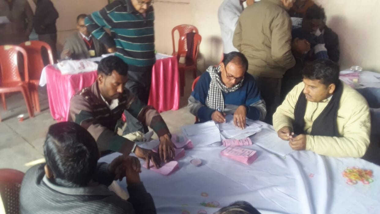 fraud in ballet paper voting in sultanpur