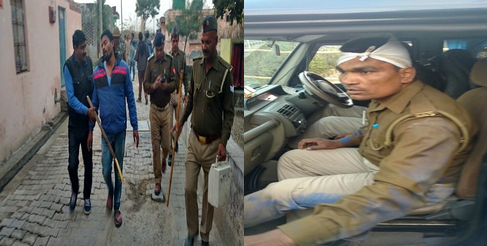 bawal after Meerut counting bsp supporter attacked the police