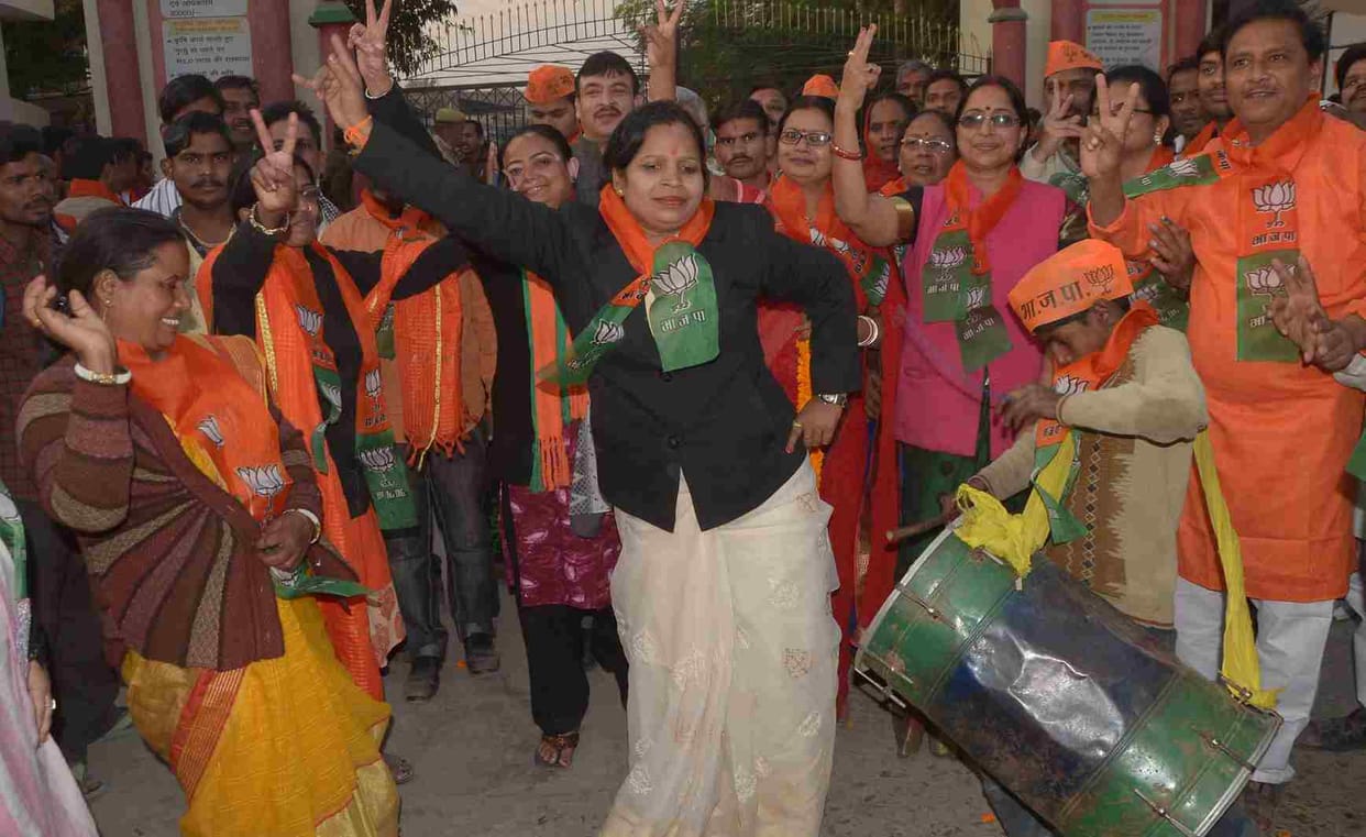 BJP win nikay chunav in purvanchal