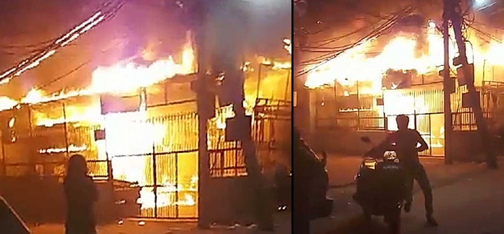 delhi : bank of india caught fire in khayala, no loss of life found