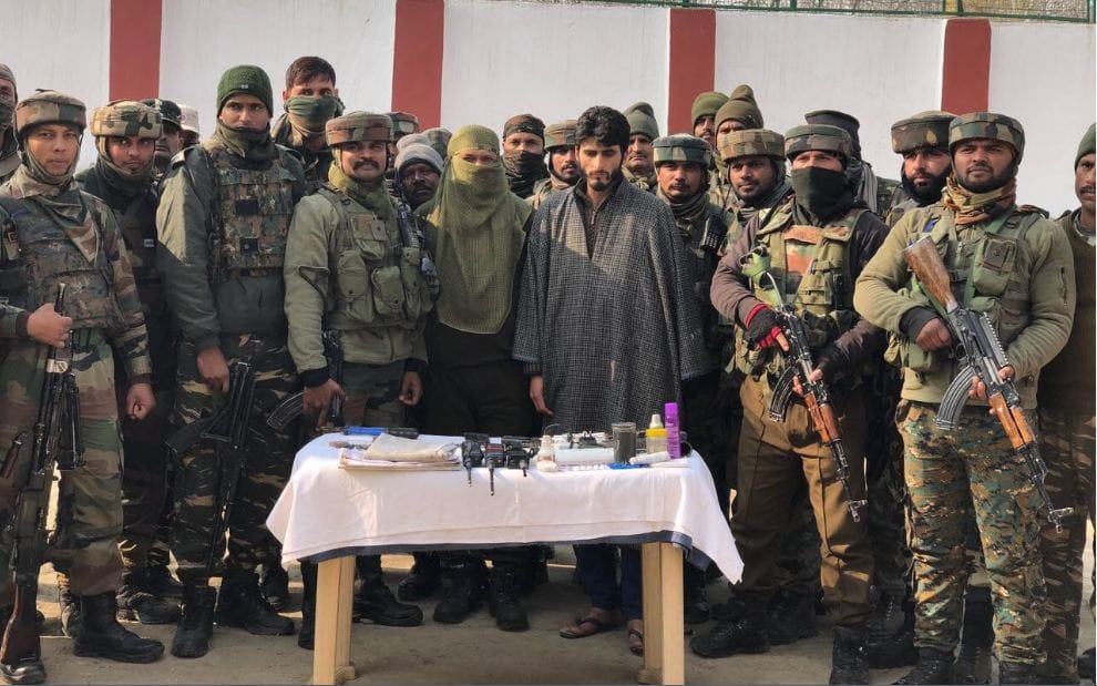 SECURITY FORCES ARRESTED LASHKAR OGW WORKER IN HANDWARA