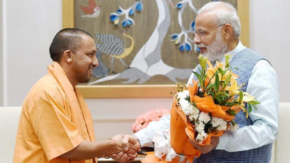 pm narendra modi congratulates Yogi Adityanath and bjp workers on UP nagar nikay chunav result