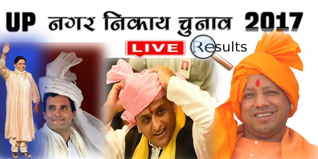 LIVE UP NIKAY Chunav results BJP wins 14 nagar nigam seats