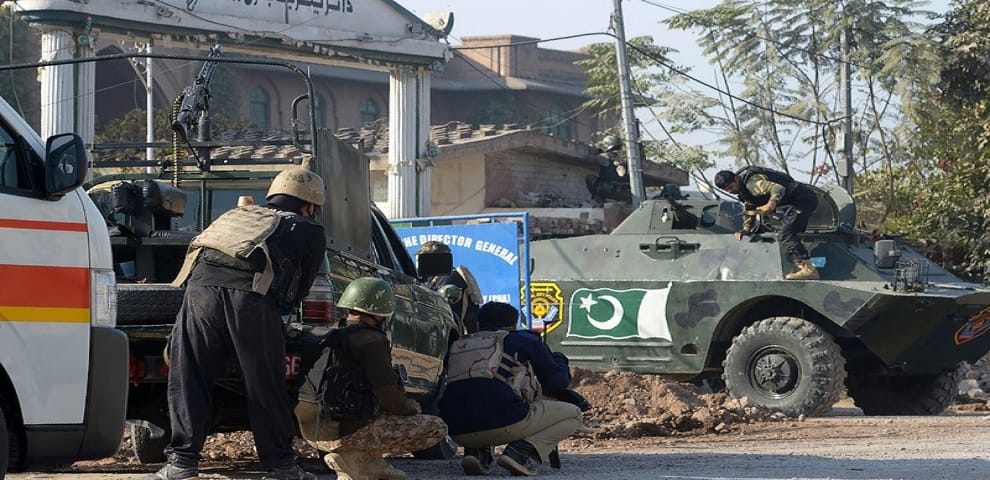 terrorist attack in pakistan  peshawar Agricultural Directorate hostel 