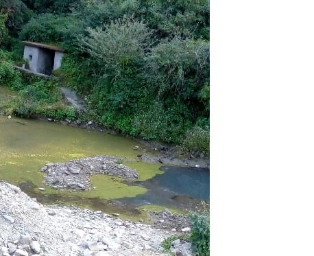 Destruction of drinking water scheme in Valley by road