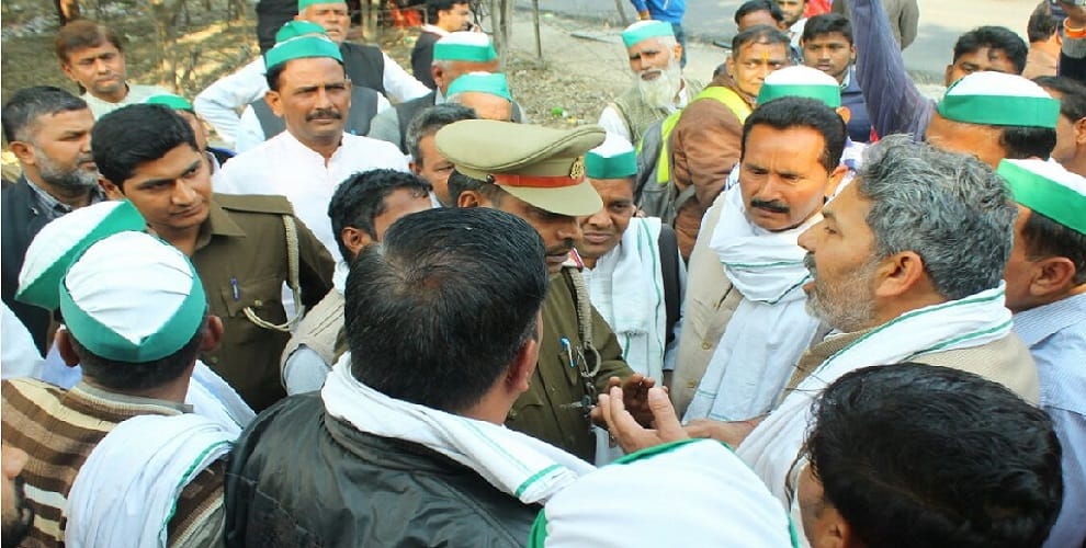 Rakesh Tikait warned Toll free police force deployed