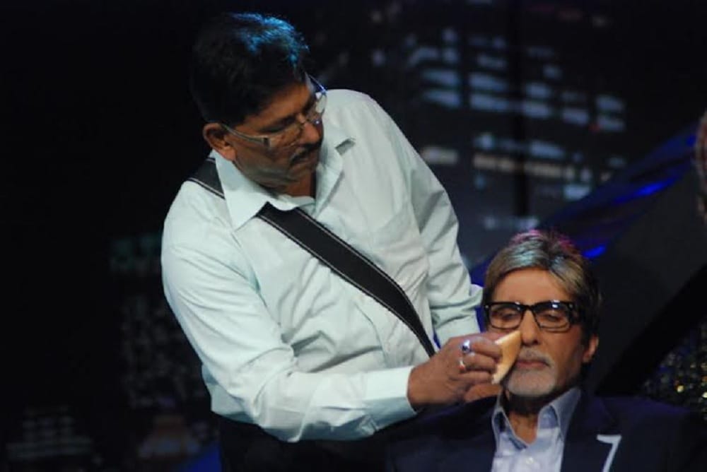 Deepak Sawant makeup artist of bollywood star Amitabh Bachchan