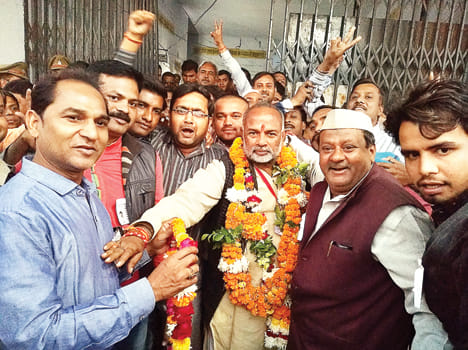 BJP rebel in orai all overtook Candidate