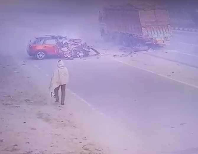 Mother son die in road accident near Doraha of Ludhiana