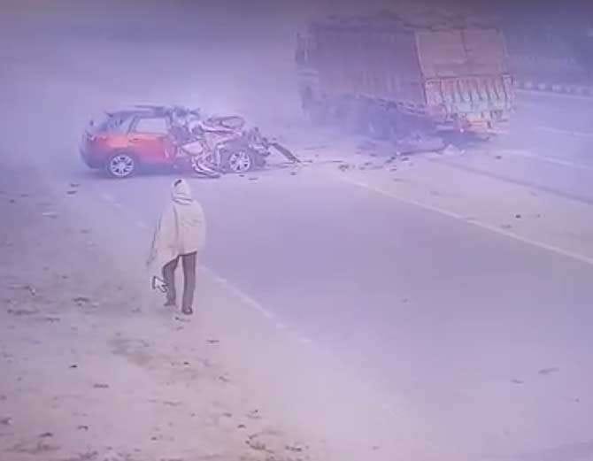 Mother son die in road accident near Doraha of Ludhiana