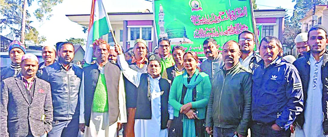 Goodwill march in Ranikhet on Eid Miladunnabi