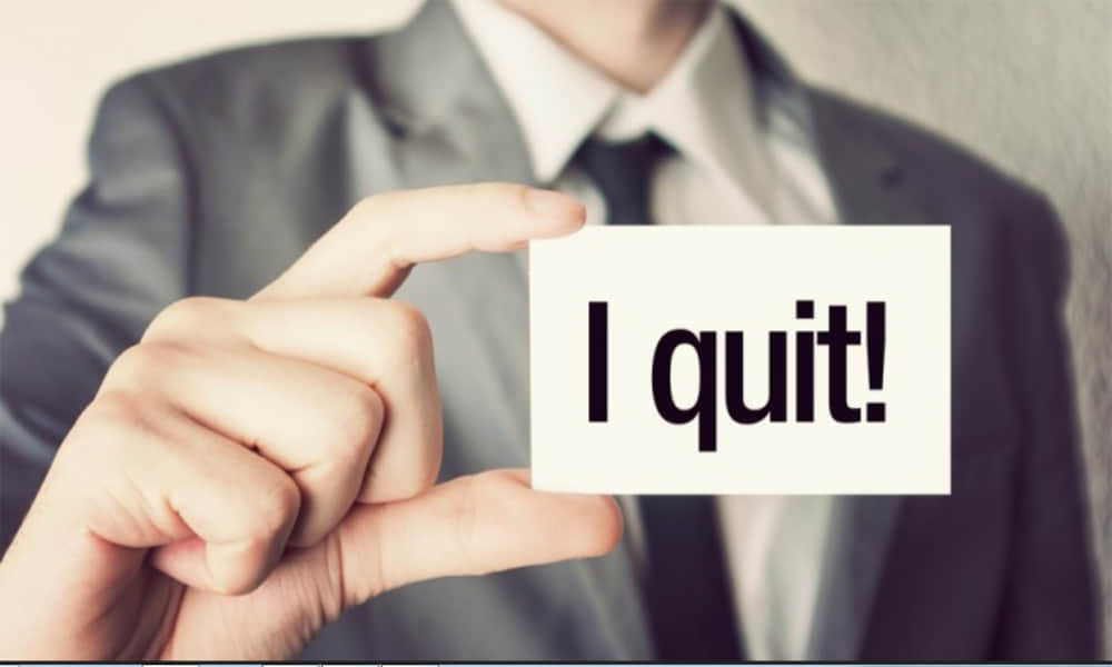 these things you should never do when you quitting a job