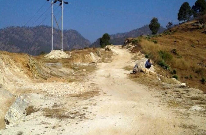 In two years, it was not possible to construct a two-and-a-half-kilometer road