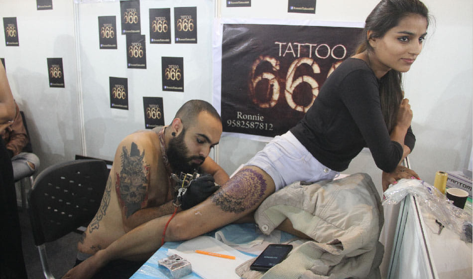 second edition of tattoo festival in delhi igi stadium started 