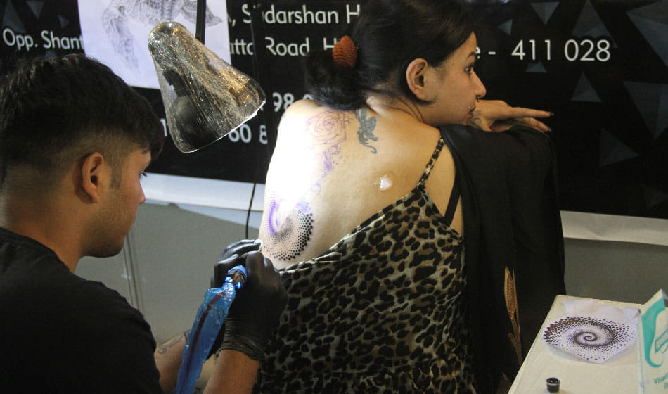 second edition of tattoo festival in delhi igi stadium started 