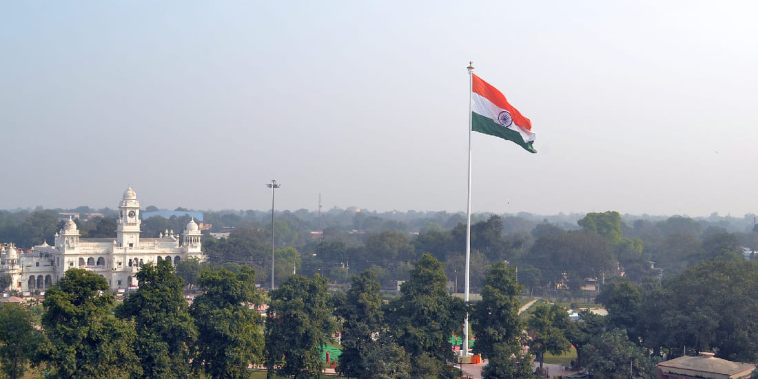 Independence day the first morning of varanasi after freedom