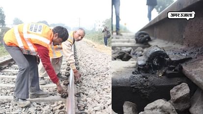 LUCKNOW RAILWAY GANGMAN FOUND 308 PENDAL CLIPS MISSING FROM TRACK AVOID BIG ACCIDENT