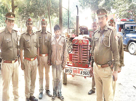 One caught with tractor including theft