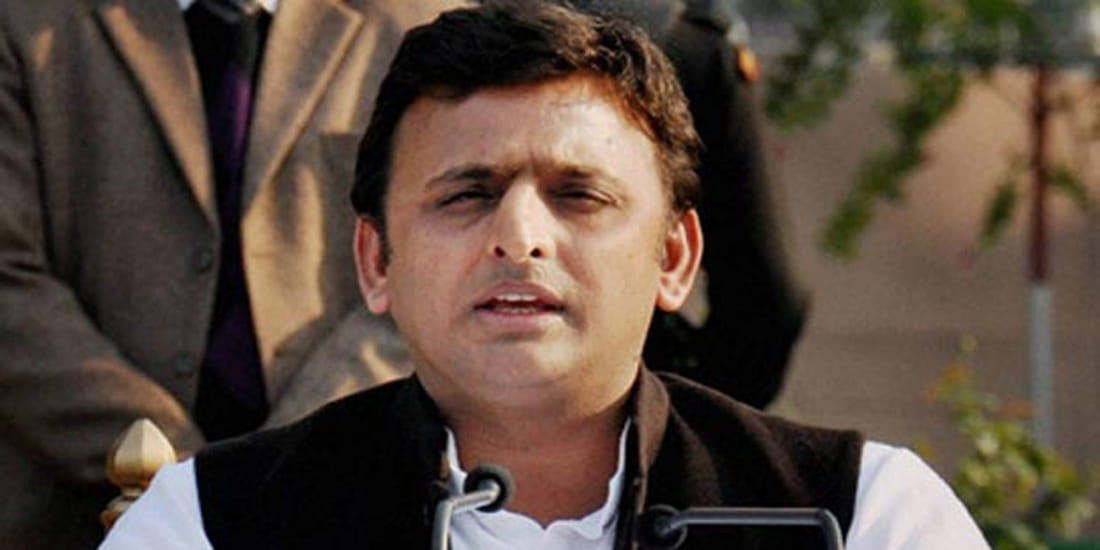 Akhilesh Yadav campaigns in Gujarat.