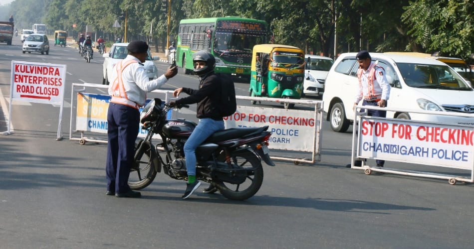 Road closed daily without preparation paper, chandigarh news
