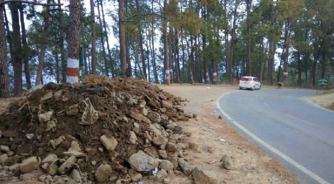 Chunky roads begin to look like a debris stack