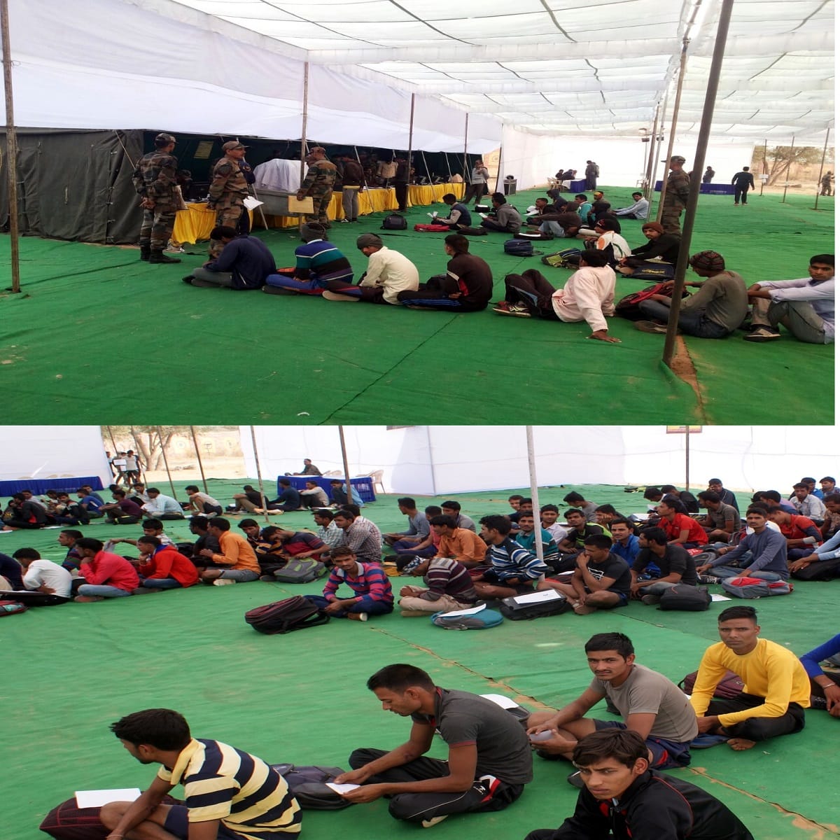 indian army recruitment 2017- youth showed power and ambition in sena bharti rally  jaipur 
