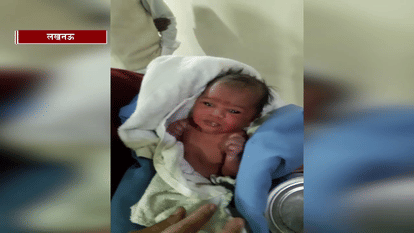 An infant found near a canal in lucknow 