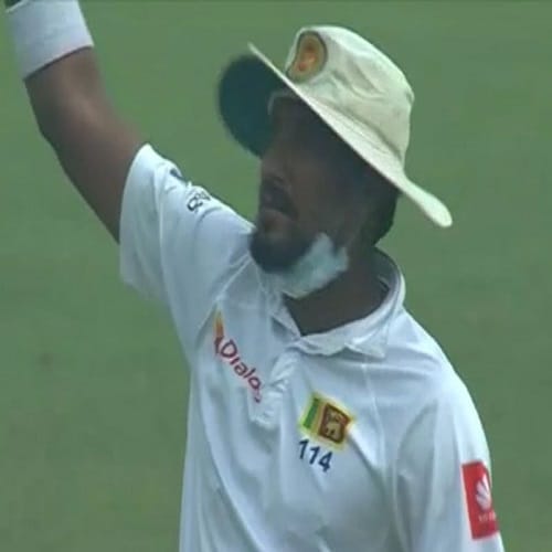 india vs sri lanka third test stop several time due to smog