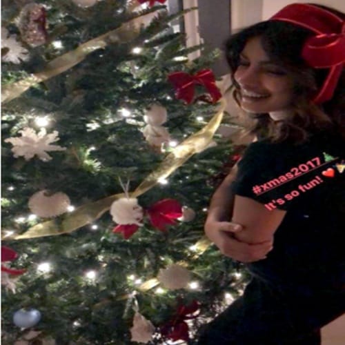 This is how Priyanka Chopra is celebrating Christmas in festive spirit
