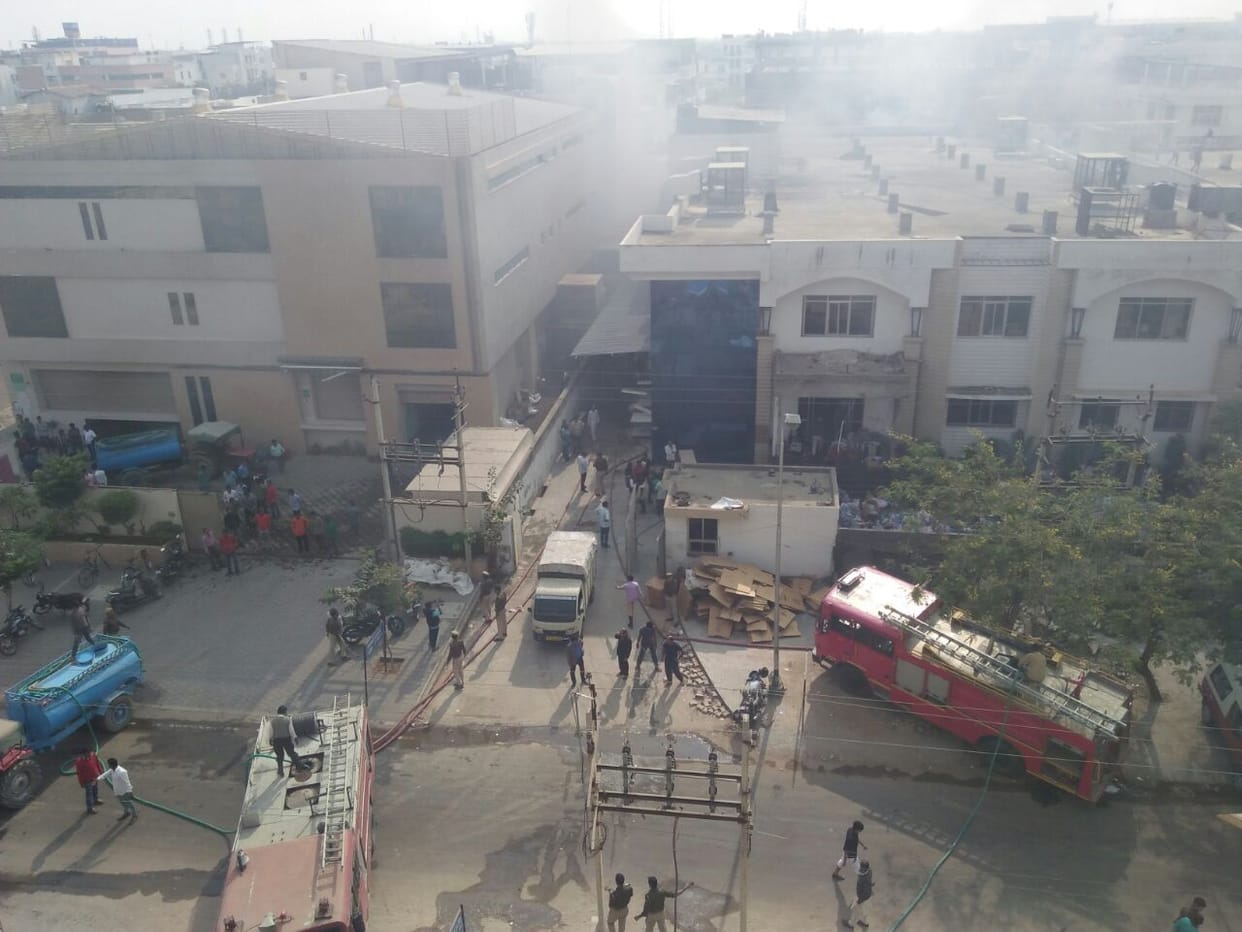 Jaipur Fire broke out in a handicraft factory
