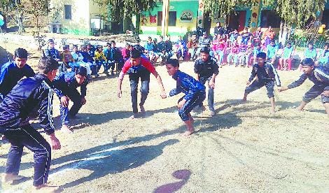 कबड्डी प्रतियोगिता में साहो रहा अव्वल