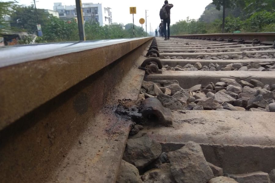 Conspiracy of the big rail accident failed in lucknow