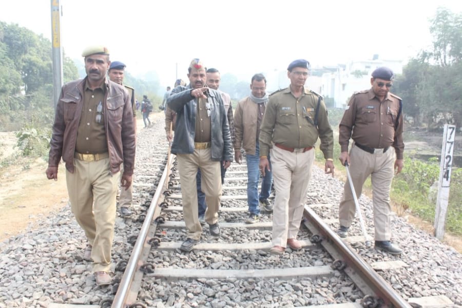Conspiracy of the big rail accident failed in lucknow