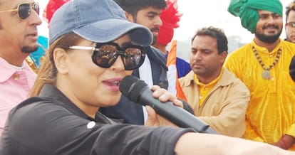 Marathon in Rohtak with the slogan of Save Daughter