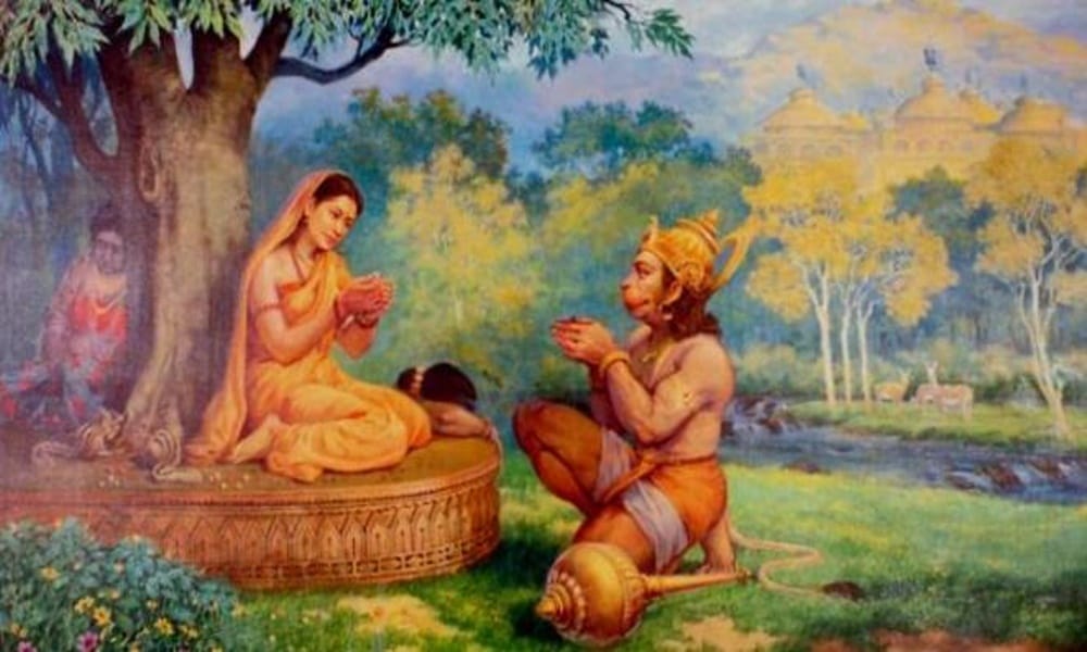Why did not lord hanuman imprisoned mother sita to free 