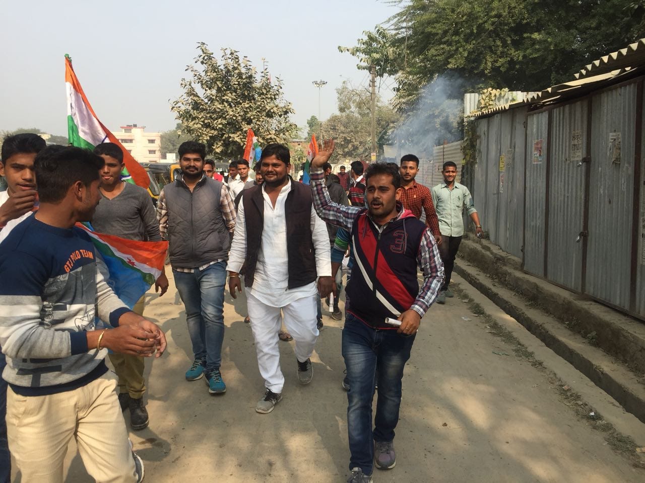 congress men celebrate the change in leadership of party.