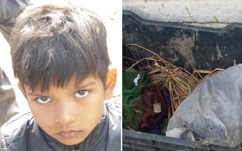 a child kidnapped and found in Lucknow