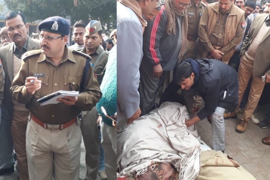 two murdered in a conflict of land in sultanpur.