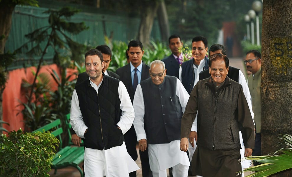 Rahul Gandhi files nomination papers for Congress president Post