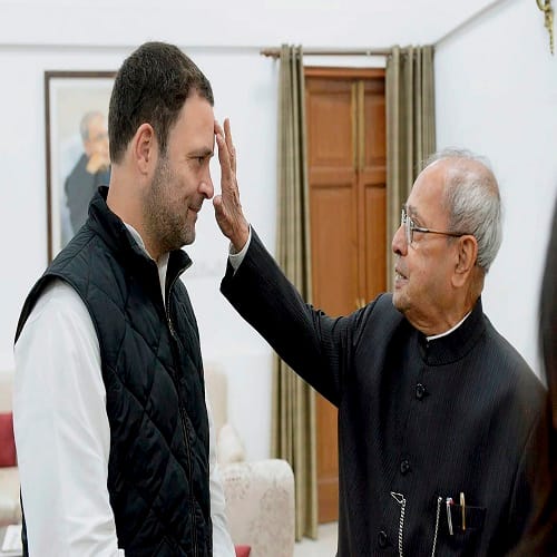 Rahul Gandhi files nomination papers for Congress president Post
