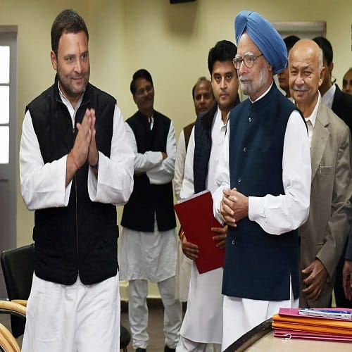 Rahul Gandhi files nomination papers for Congress president Post