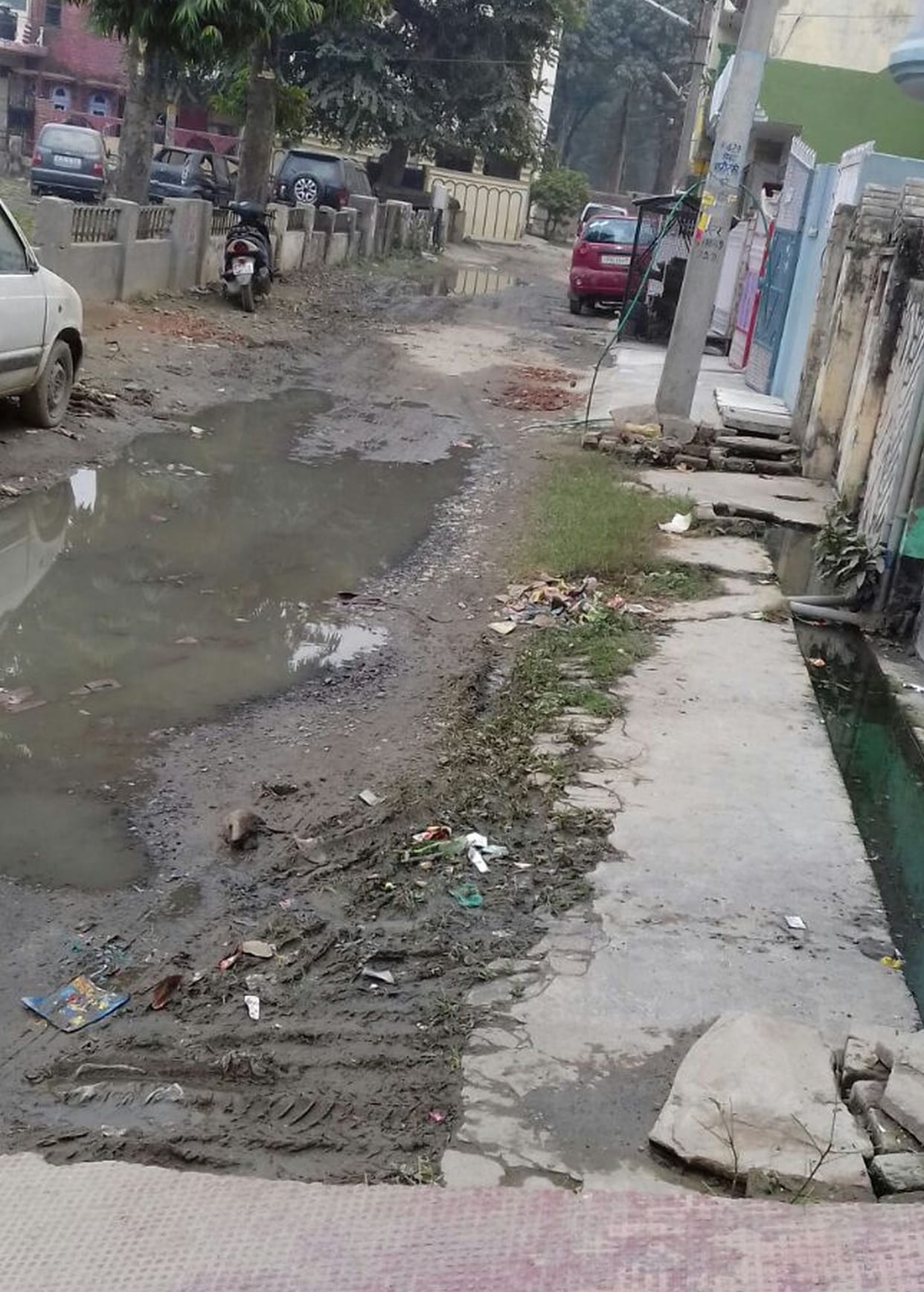 आवास विकास कॉलोनी को लावारिस बना डाला