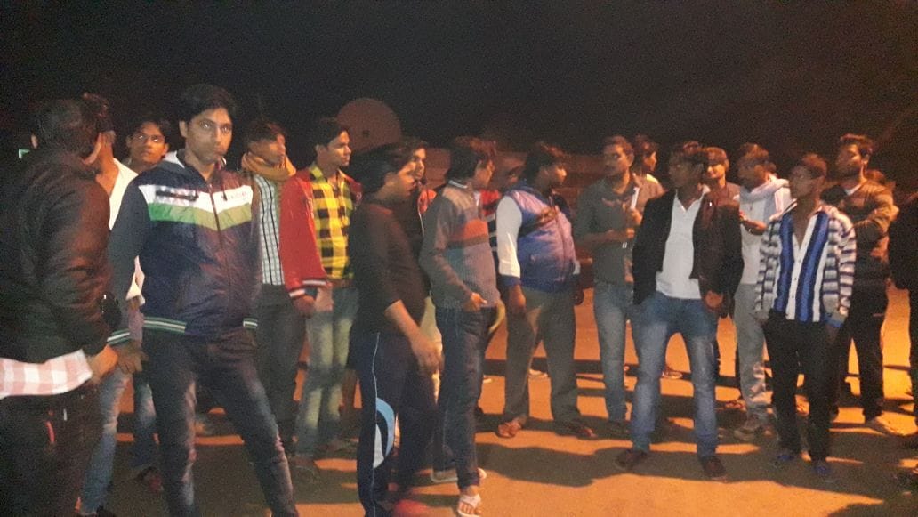 The supporters of two candidates were beaten up in the police station.