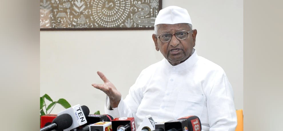 anna hazare to start his movement in delhi on march 23