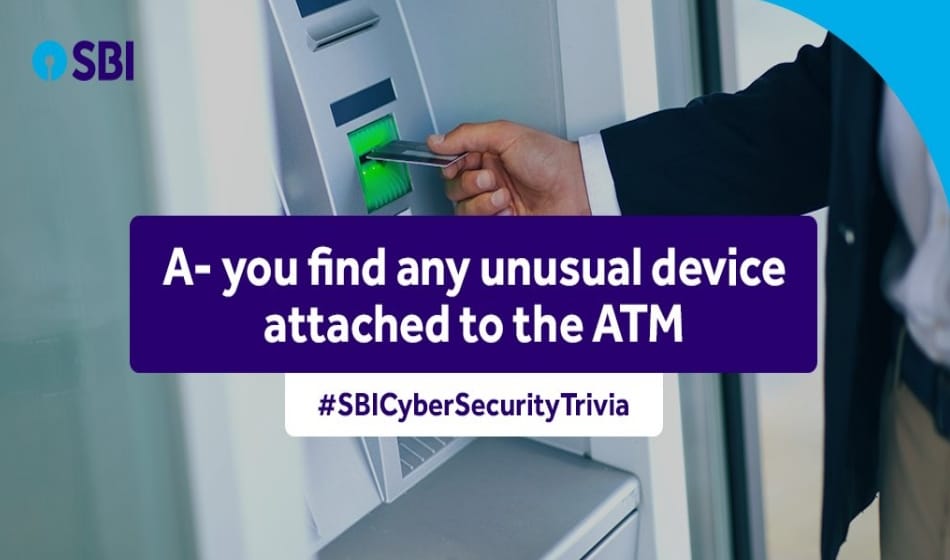 sbi says It is best not to transact at the ATM in these three situations