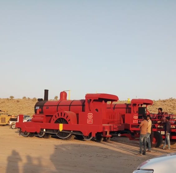 royal wedding in jaisalmer, made a special train for guests