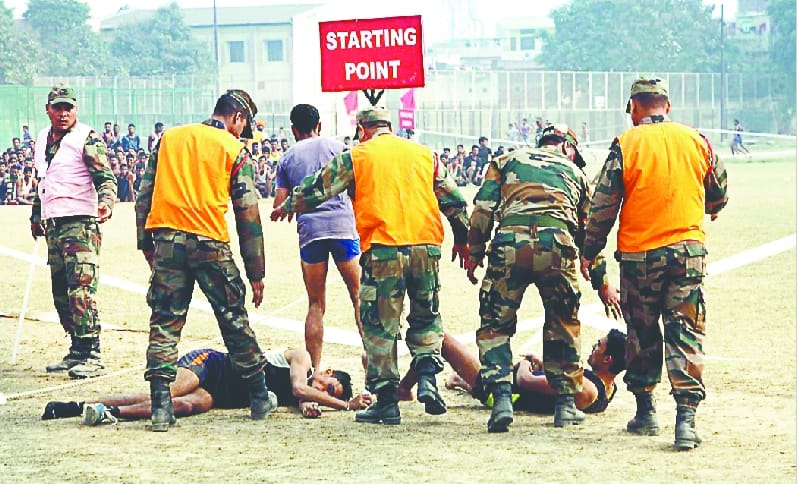 Second day of army recruitment in Muzaffarnagar