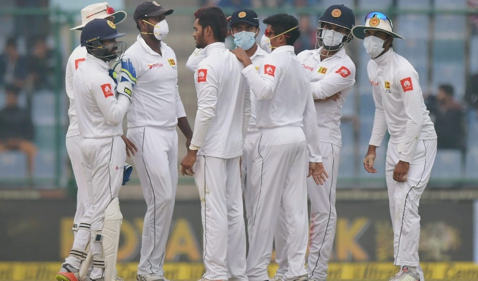 cricketer mohammed shami comments on sri lankan team wearing mask in kotla test match